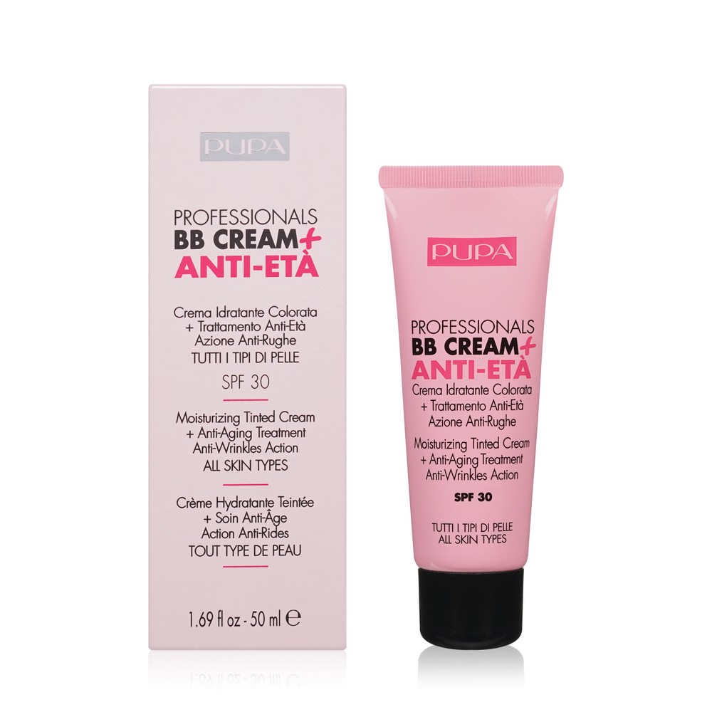 Антивозрастной BB крем для лица Pupa BB Cream + Anti-Eta SPF 30 001 50мл. Фото 1.