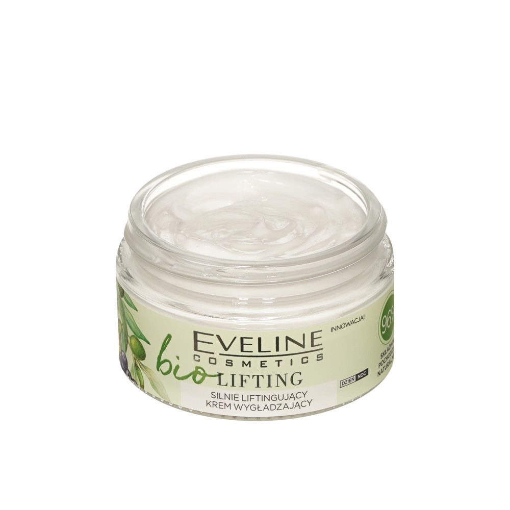 Интенсивно выравнивающий крем для лица Eveline bio-лифтинг 100% organic oil 50мл. Фото 7.