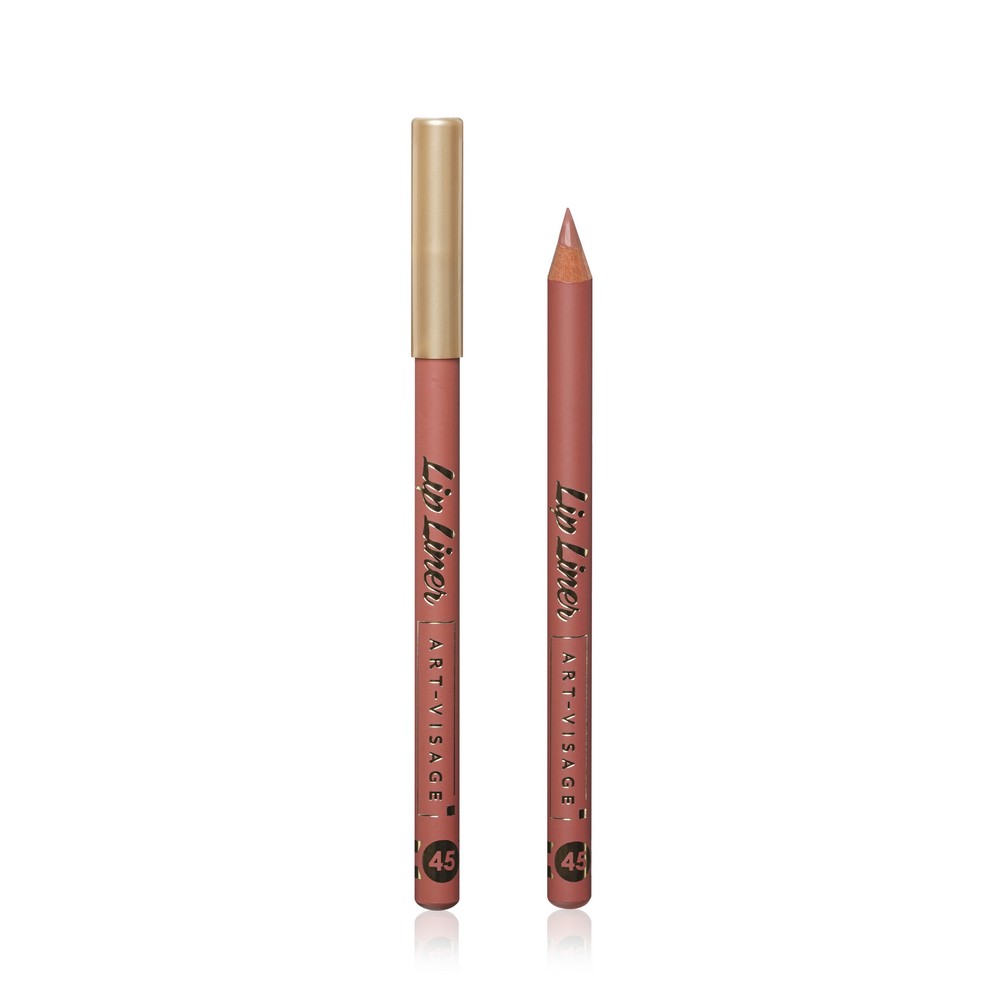 Карандаш для губ Art-Visage Lip Liner 45 натурально-коричневый 1,3г. Фото 1.