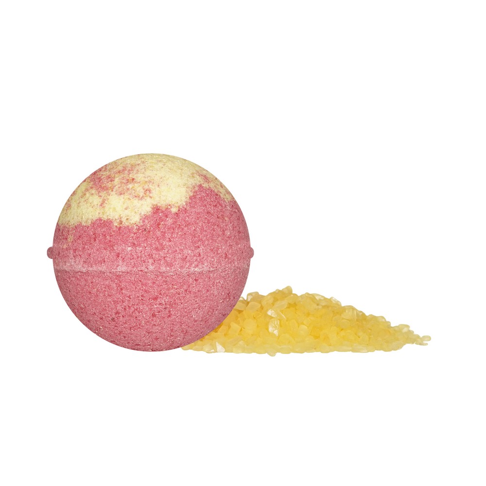 Женский подарочный набор Delicare Mango fantasy ( бурлящий шар для ванн 120г + соль для ванны 100г ). Фото 5.