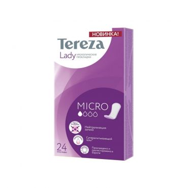 Ежедневные урологические прокладки TerezaMed Lady micro 24шт.