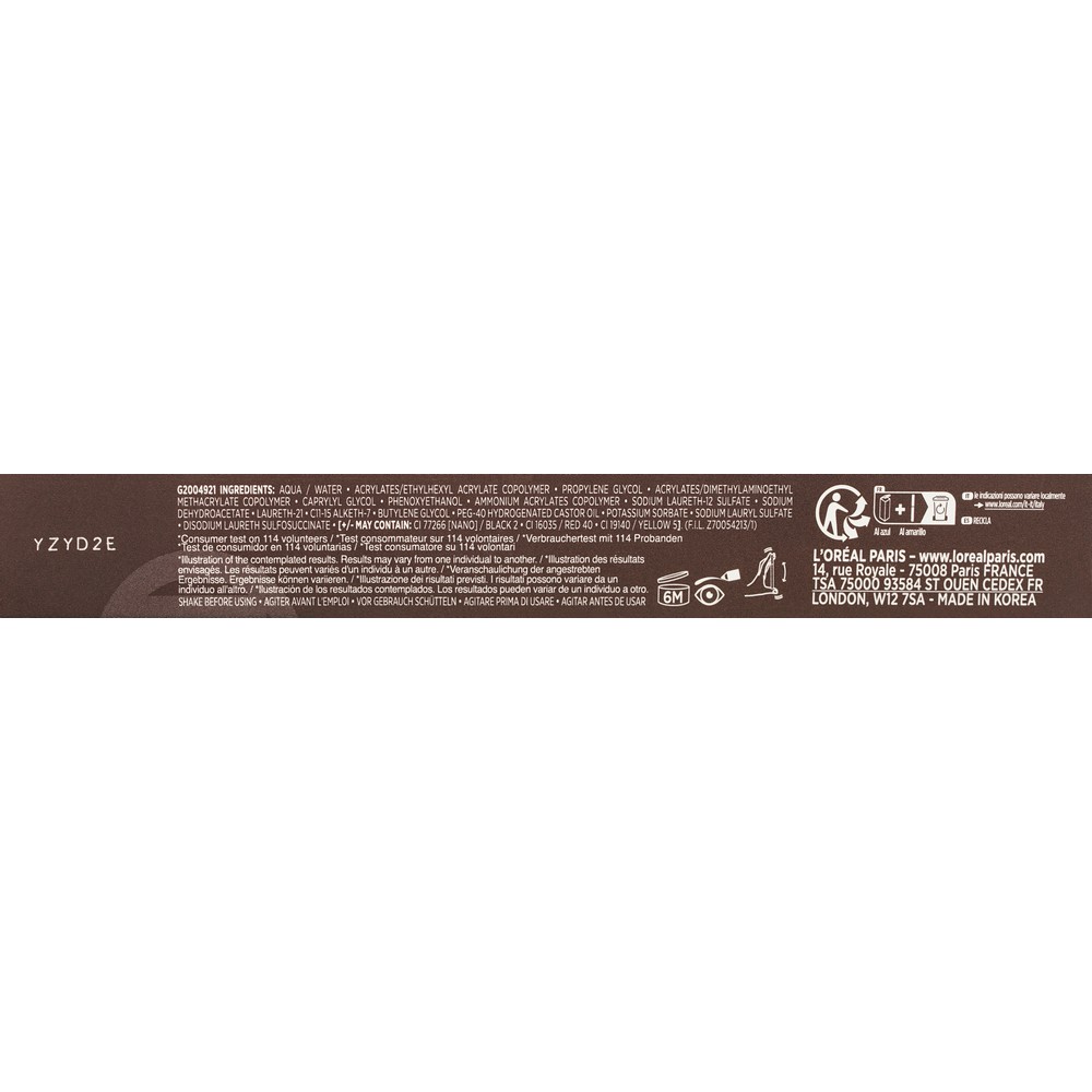 Маркер для бровей L'Oreal Paris Infaillible Faux Brow Dark brunette 1мл. Фото 8.