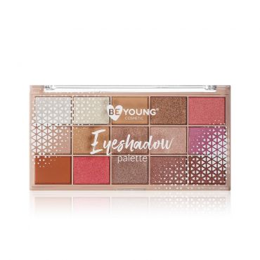 Палетка теней для век BeYoung Eyeshadow palette 01 15 оттенков 23г.