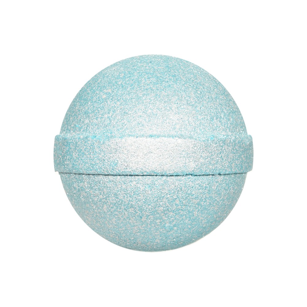 Бомбочка для ванны с шиммером Delicare Shimmer Bath Bomb Голубая 130г. Фото 4.