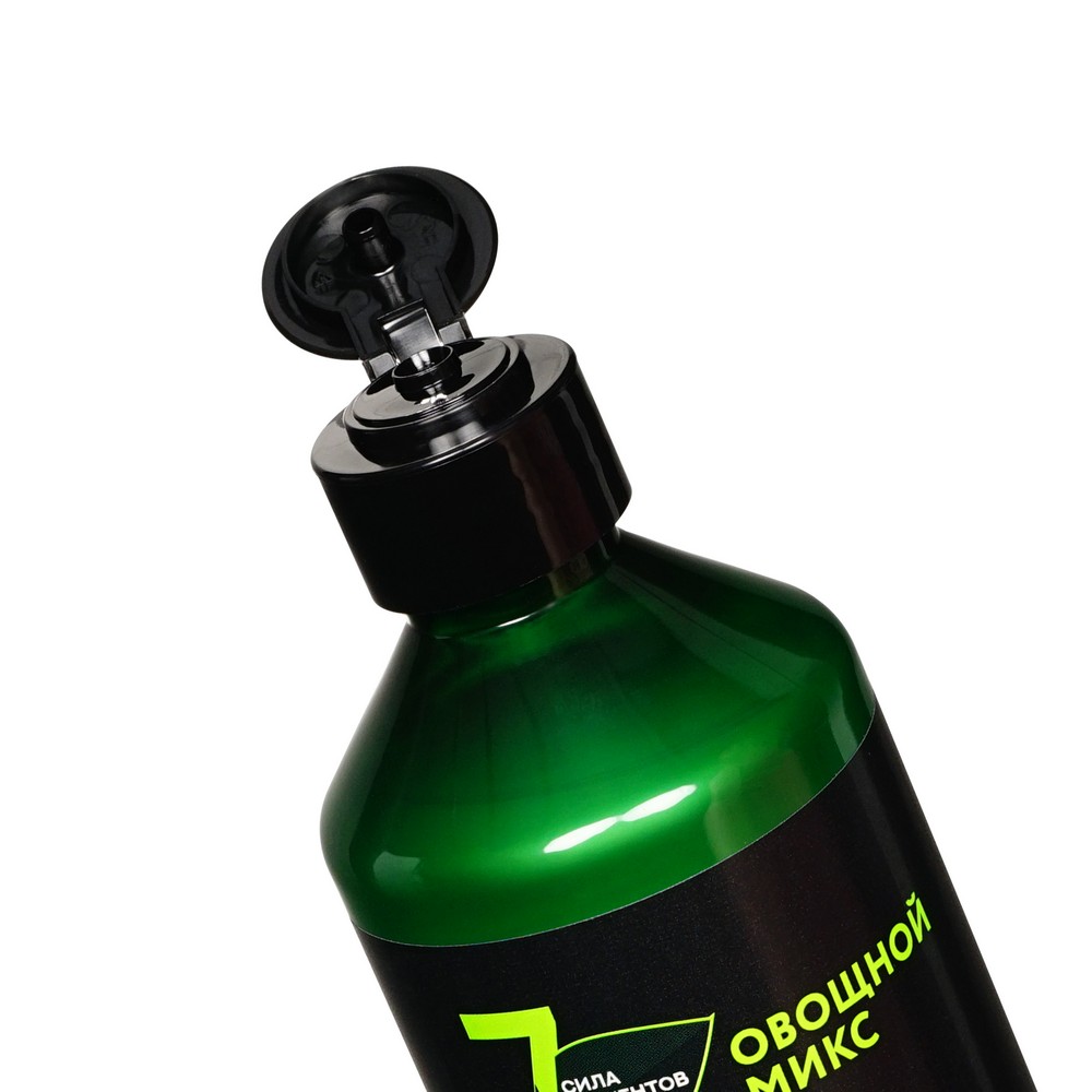 Освежающий гель для душа Сила 7 Элементов Природы Овощной Микс " огурец и алоэ " 500мл. Фото 3.