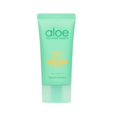 Водостойкий солнцезащитный крем для лица и тела Holika Holika Aloe SPF 50+ 70мл.