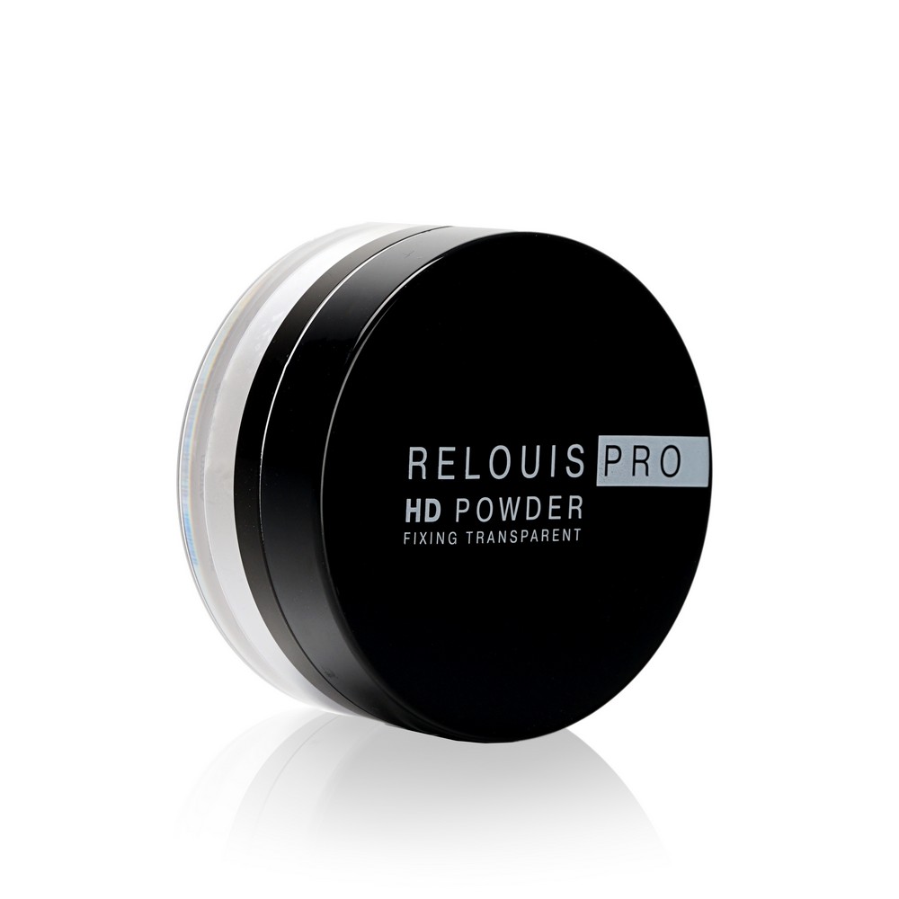 Прозрачная фиксирующая пудра для лица Relouis PRO HD Powder 10г. Фото 3.