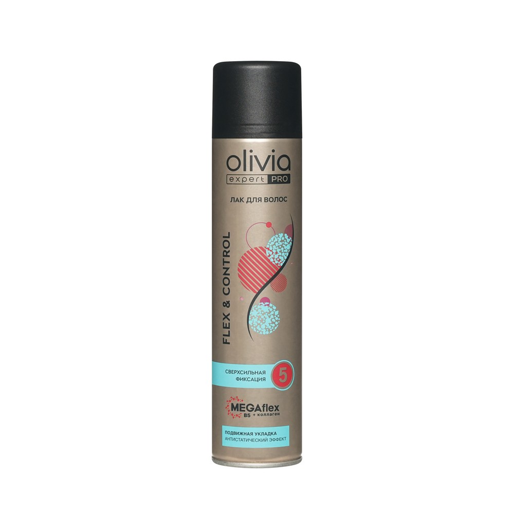 Лак для волос Olivia expert PRO Flex & Control сверхсильная фиксация 5 300мл. Фото 1.