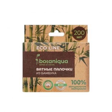 Ватные палочки из бамбука Botaniqua Eco Line 200шт.