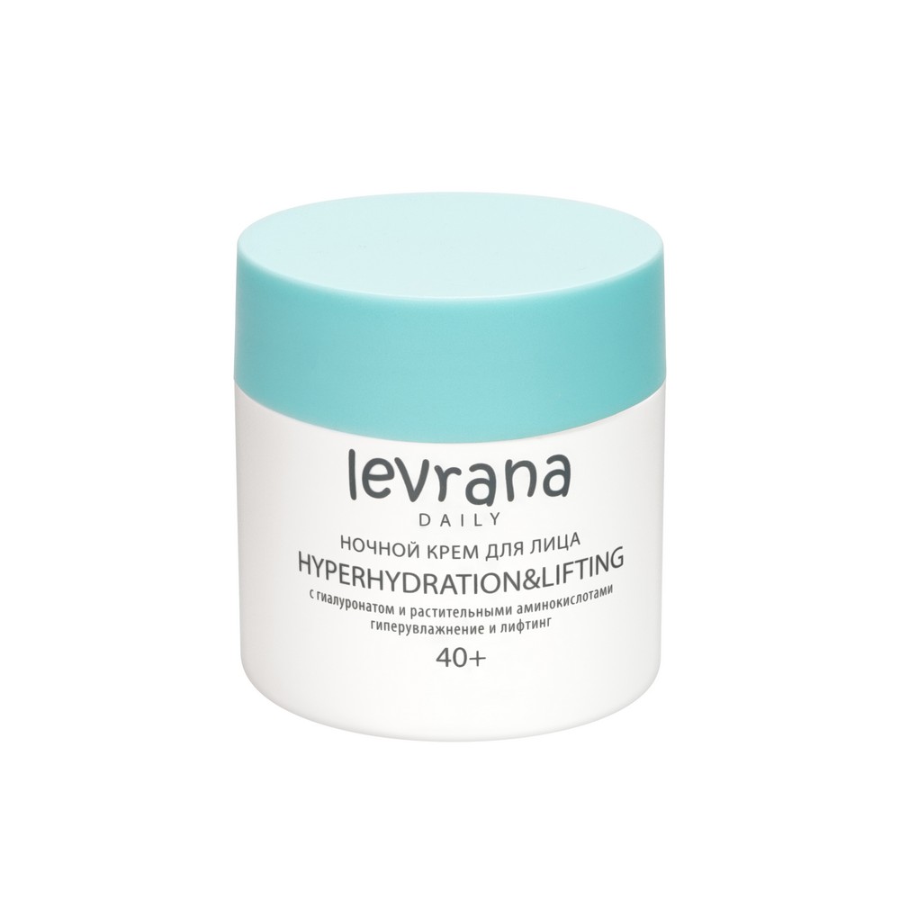 Ночной крем для лица Levrana Daily Hyperhydration & Lifting 40+ 50мл. Фото 5.