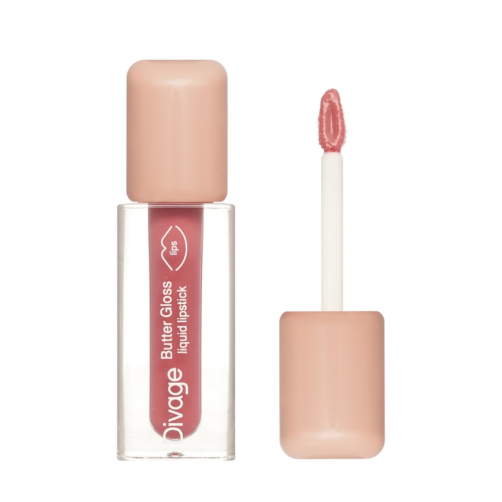 Жидкая помада для губ Divage Butter Gloss Liquid Lipstick 05 2,8мл. Фото 1.