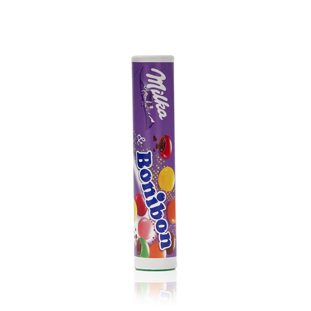 Шоколадное Драже Milka " Bonibon " в цветной глазури 24,3г. Фото 1.