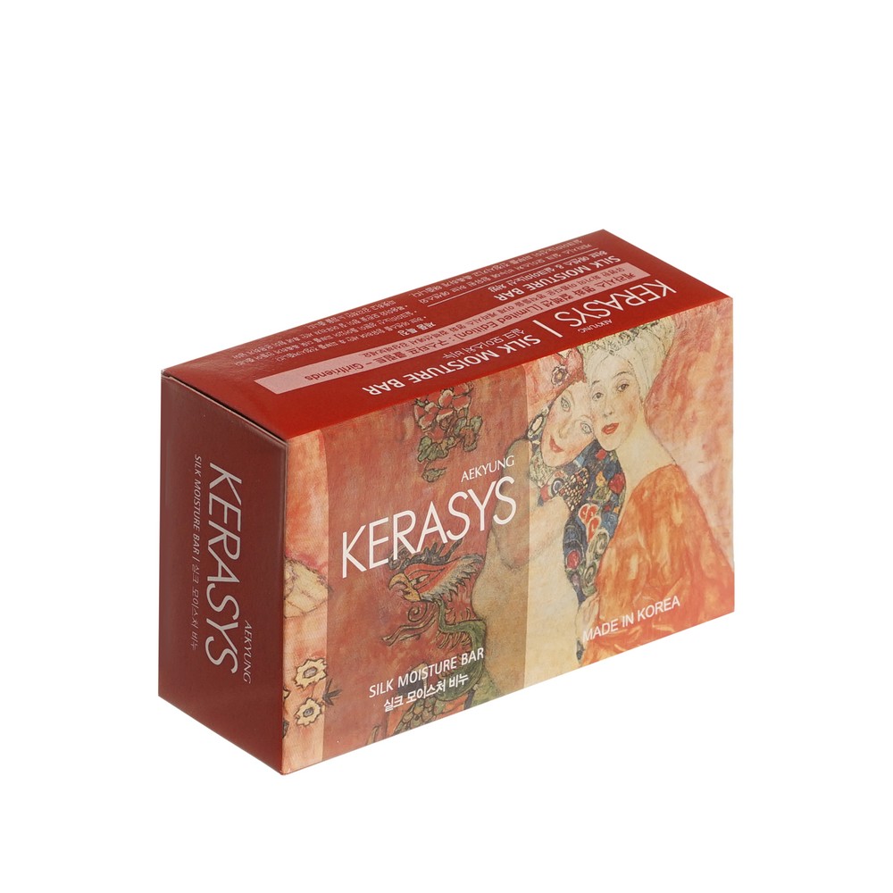 Мыло туалетное KeraSys Silk Moisture Bar 100г. Фото 2.
