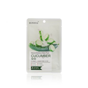 Тканевая маска EUNYUL для лица " Cucumber " , с экстрактом огурца.