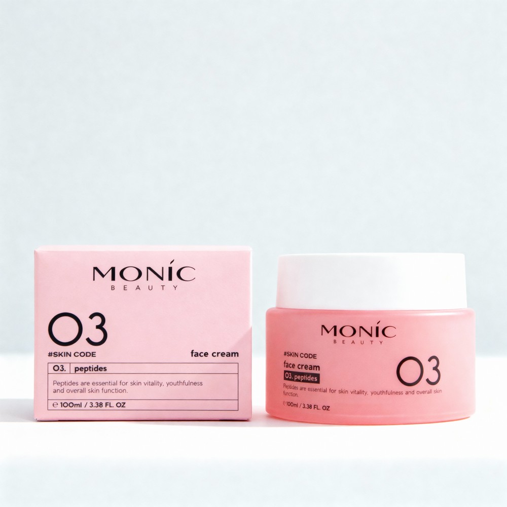 Крем для лица с пептидами Monic Beauty #Skin code Peptides 100мл. Фото 3.