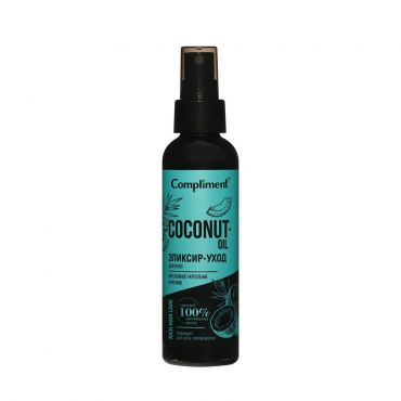 Эликсир - уход для волос Compliment Rich Hair Care Coconut Oil " Интенсивное укрепление и питание " 125мл.