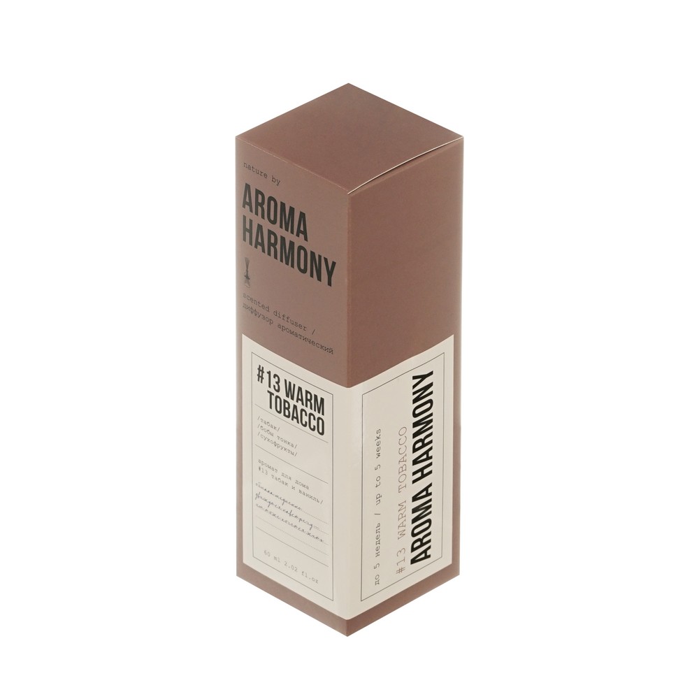 Ароматический диффузор Aroma Harmony #13 Warm Tobacco 60мл. Фото 2.
