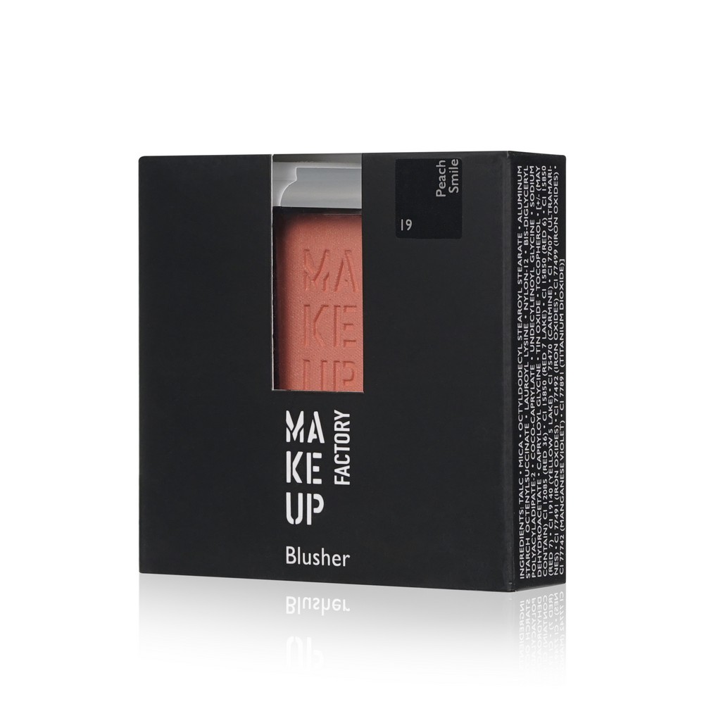 Шелковистые румяна для лица Make Up Factory Blusher 19 6г. Фото 2.