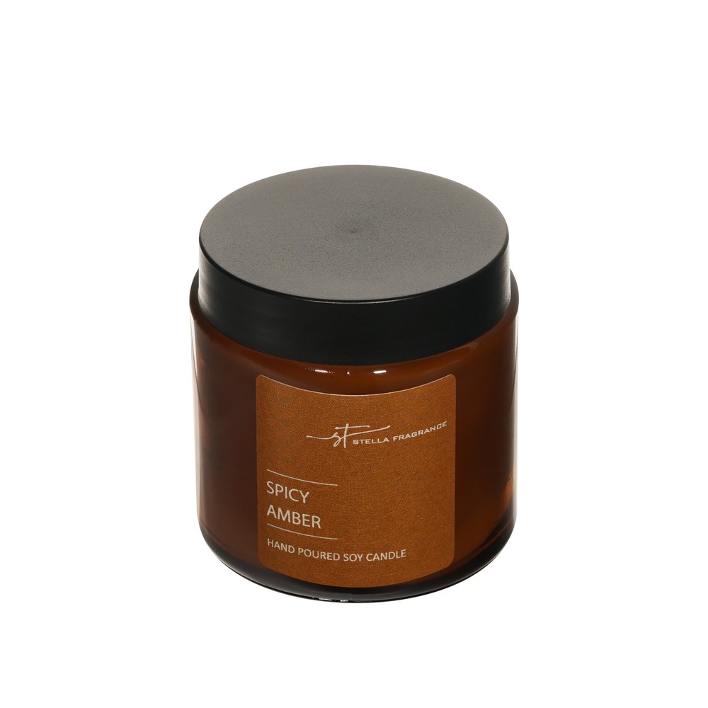Свеча ароматическая Stella Fragrance Spicy Amber 90г. Фото 2.