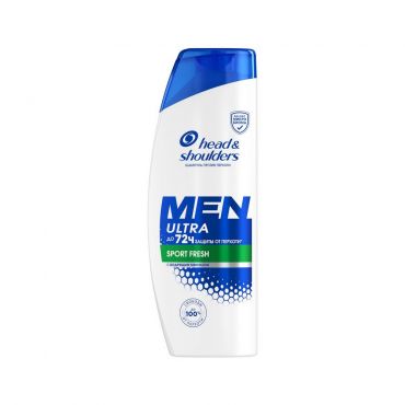 Мужской шампунь для волос против перхоти Head and Shoulders Men Sport Fresh 360мл.
