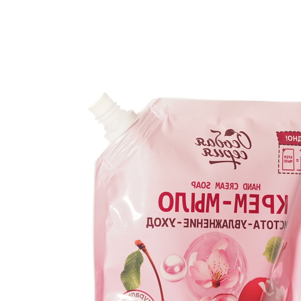 Жидкое крем - мыло Особая серия Сочная вишня 500мл. Фото 3.