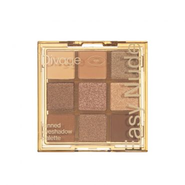 Палетка теней для век Divage Easy Nude Tanned eyeshadow palette 9 оттенков 9г.