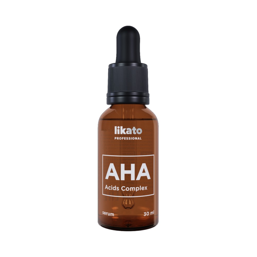 Сыворотка для лица с фруктовыми кислотами Likato Professional " AHA acid complex " 30мл. Фото 1.