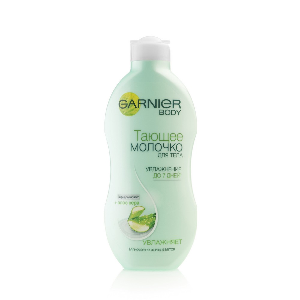 Молочко Garnier Body для тела , тающее , с алоэ вера 250мл. Фото 1.
