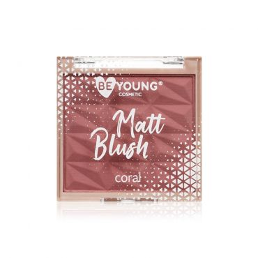 Румяна для лица BeYoung Matt Blush Coral 6,5г.