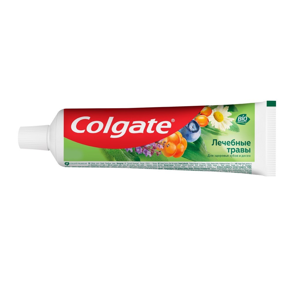 Зубная паста Colgate " лечебные травы " с натуральными ингредиентами 100мл. Фото 5.