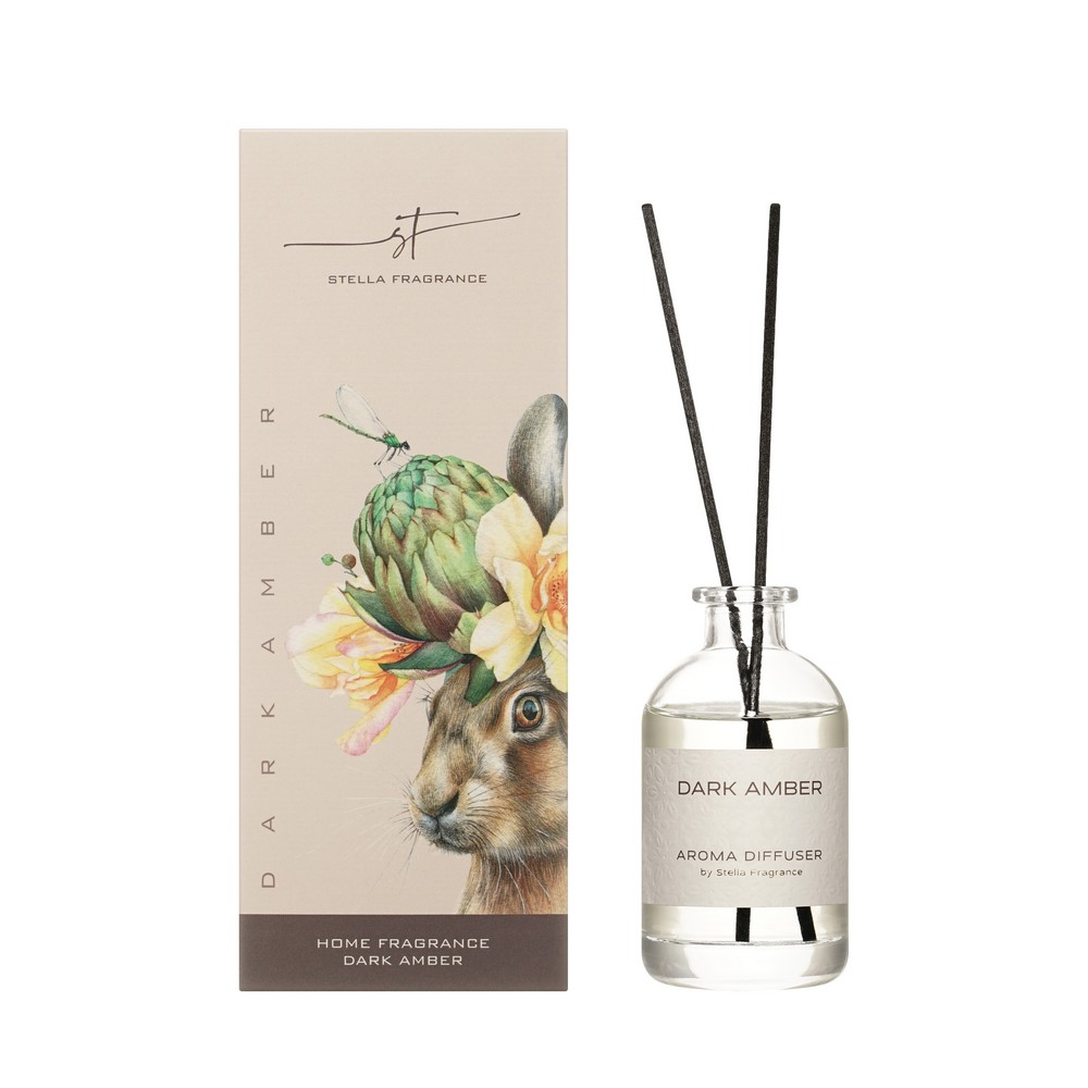 Ароматический диффузор Stella Fragrance Dark Amber 100мл. Фото 1.