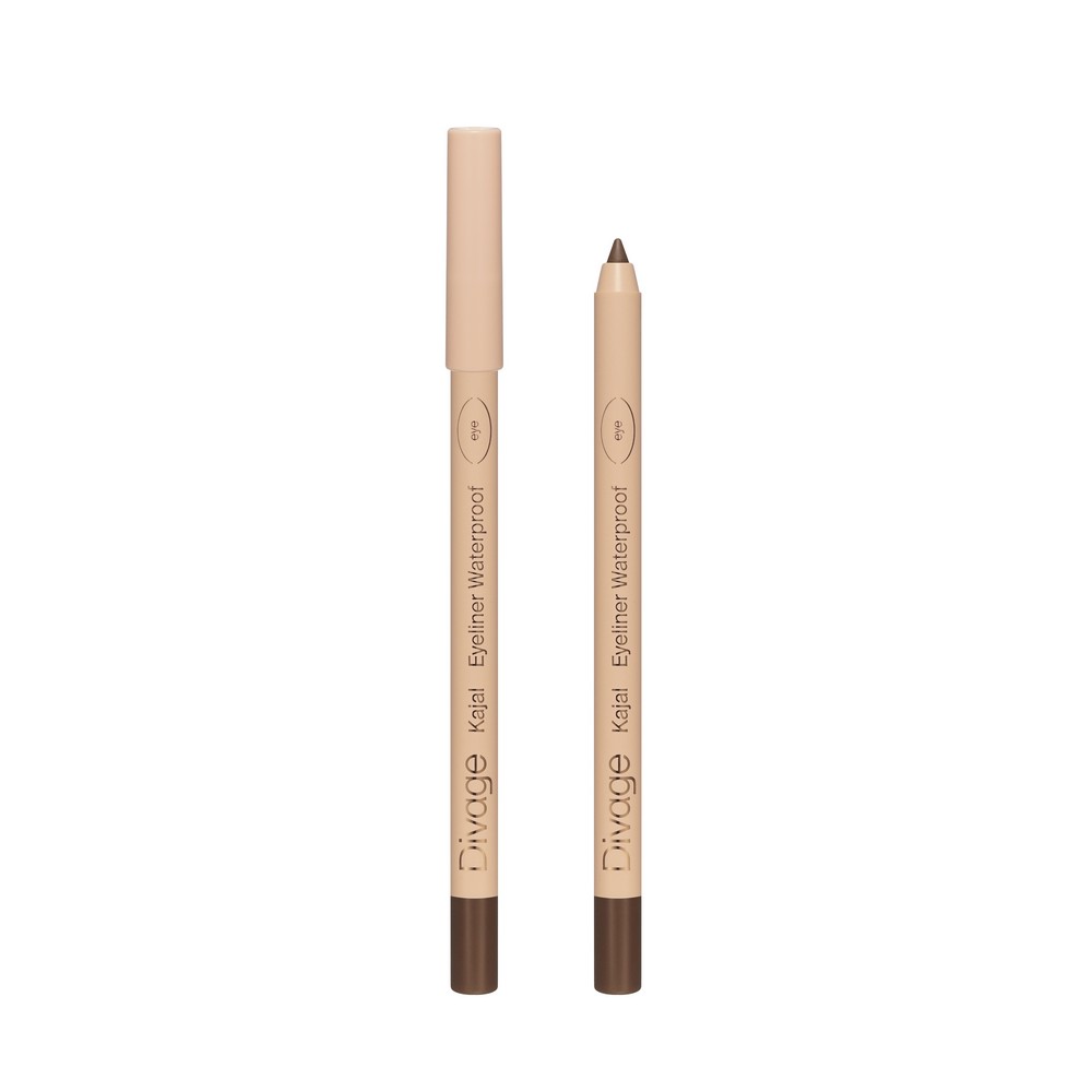 Гелевый карандаш для век Divage Kajal Eyeliner waterproof 02 1,3г. Фото 1.