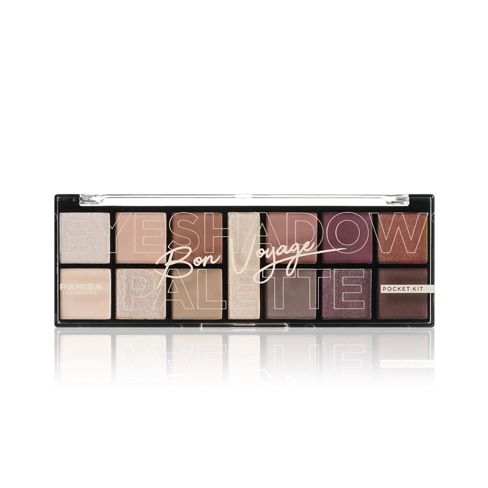Палетка теней для век Parisa Cosmetics Bon Voyage 05 13 оттенков 13г. Фото 1.