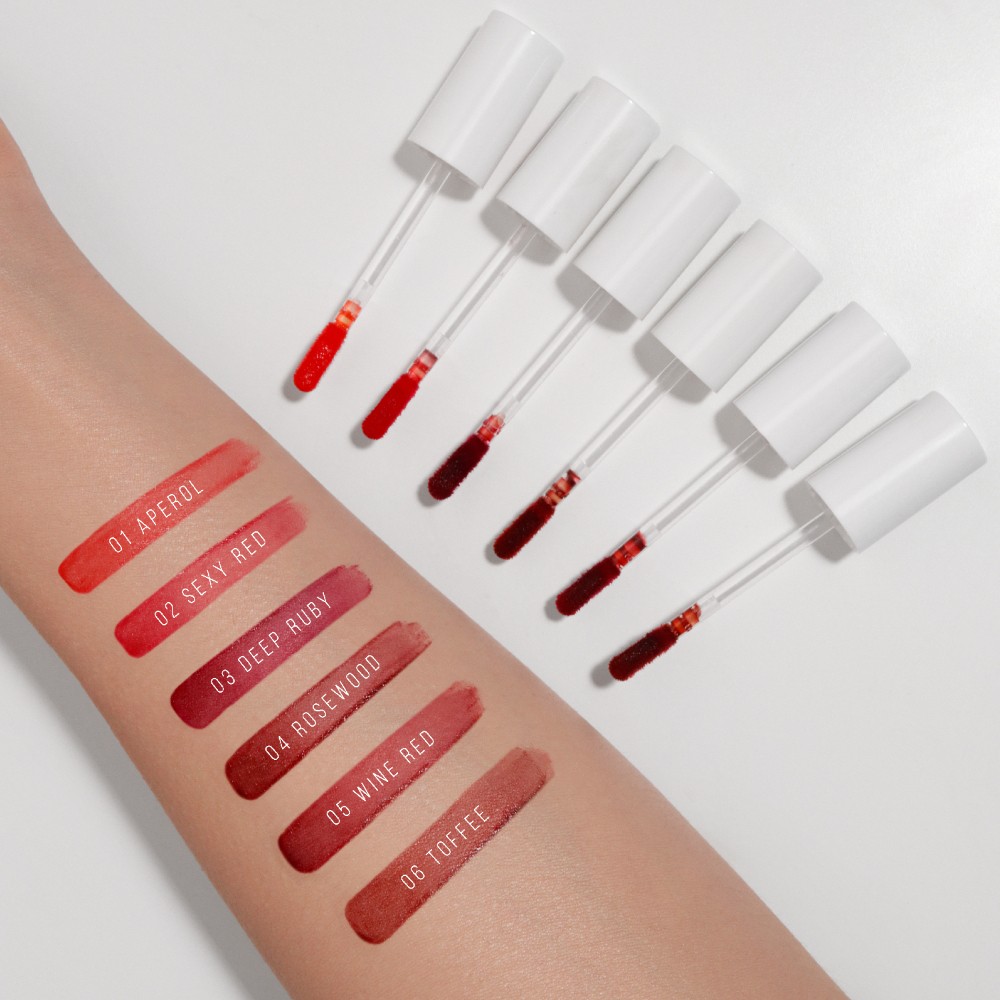 Тинт для губ Luxvisage Lip Tint Aqua Gel 02 , Sexy red , 3,4мл. Фото 5.