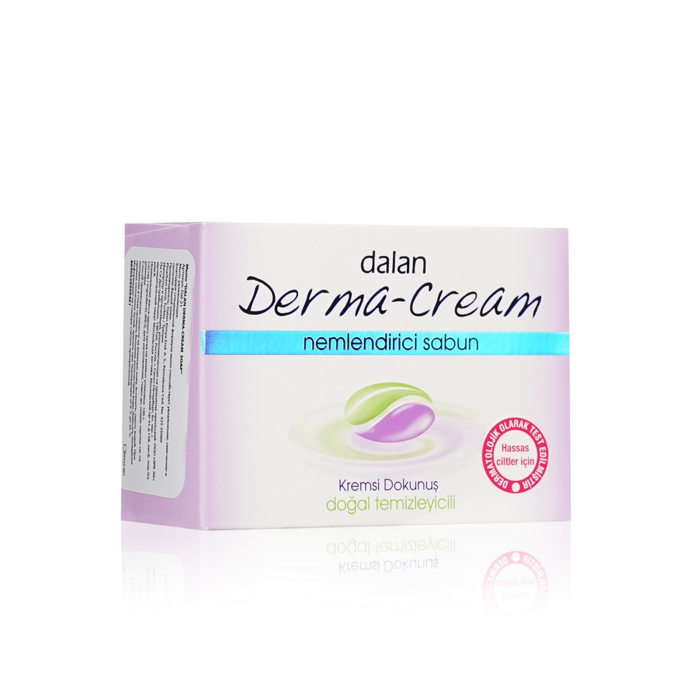 Мыло туалетное увлажняющее Dalan Derma-Cream 100г. Фото 3.