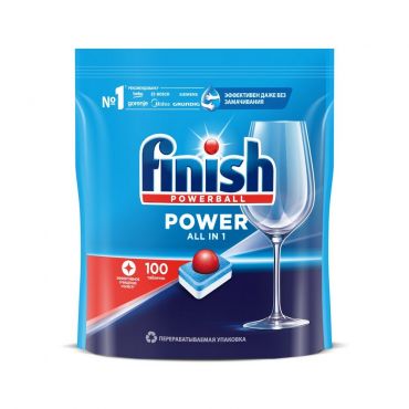 Таблетки Finish Power All in 1 для посудомоечных машин 100шт.