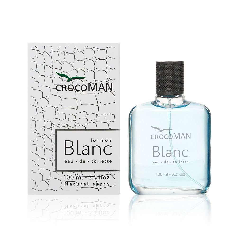 Мужская туалетная вода CrocoMan " Blanc " 100мл. Фото 1.