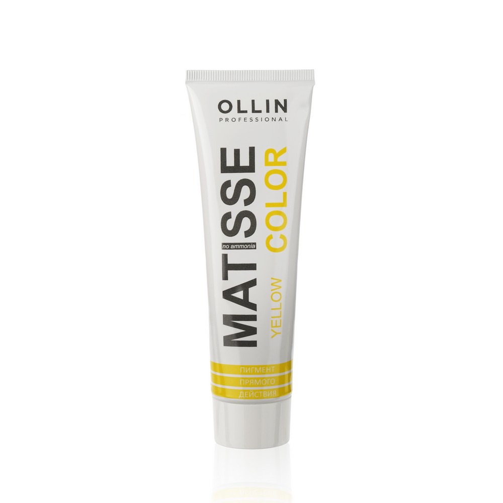 Тонирующая маска для волос Ollin Professional Matisse Color прямого действия , Yellow/Желтый , 100мл