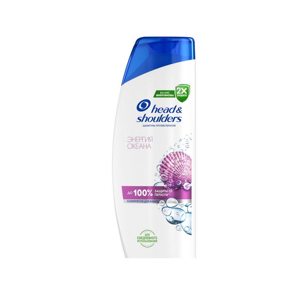 Шампунь для волос против перхоти Head and Shoulders Энергия океана 360мл. Фото 1.