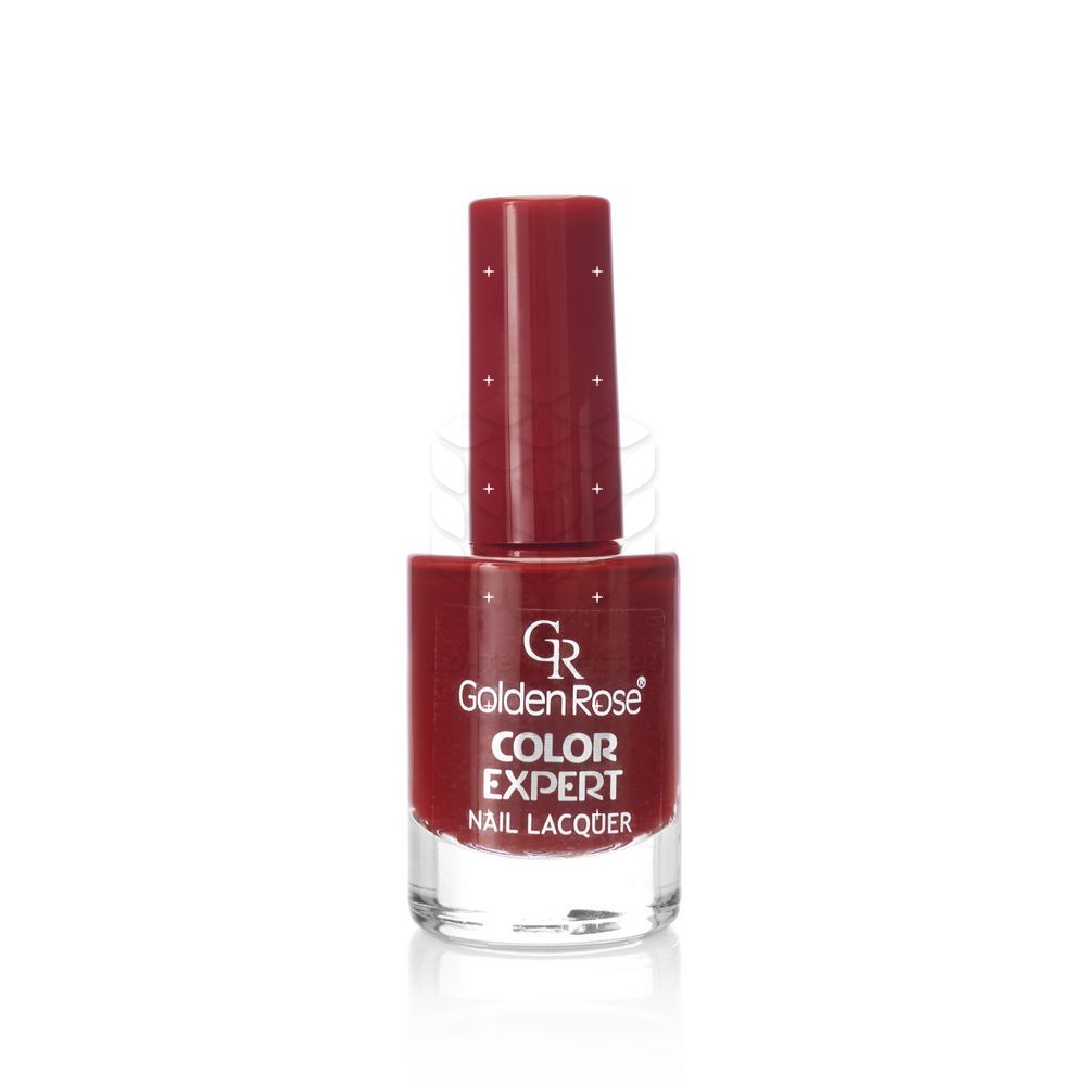 Лак для ногтей Golden Rose Color Expert 35 Красно-коричневый 10,2мл. Фото 1.