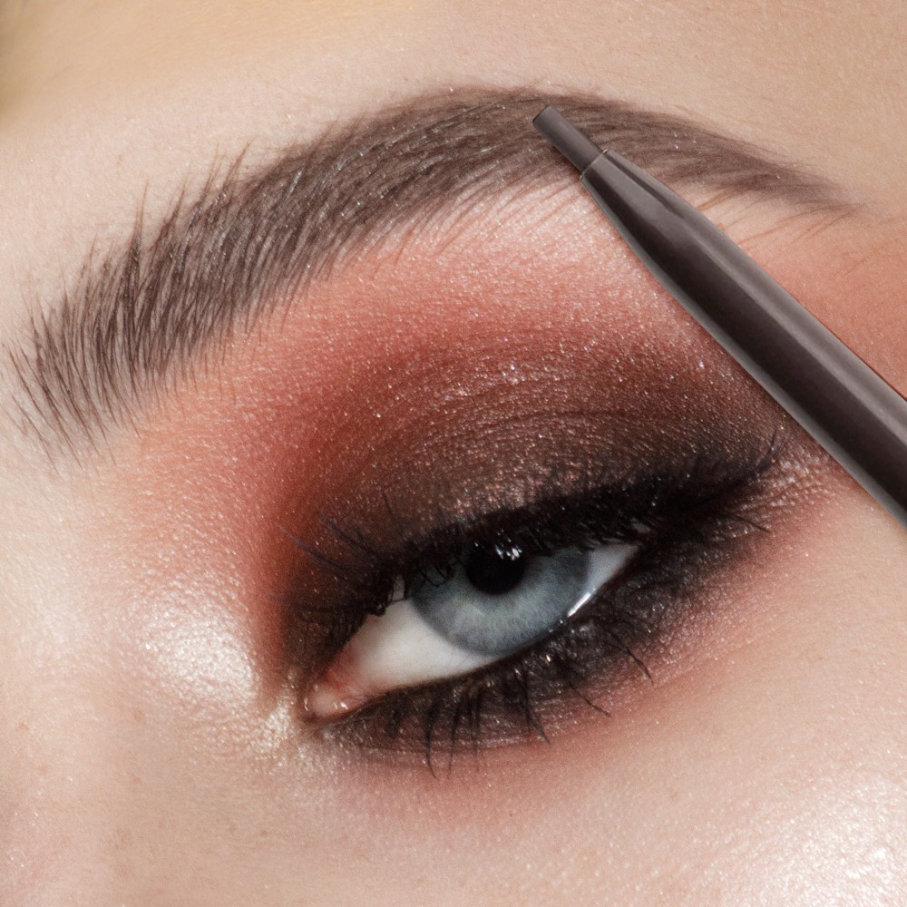 Механический карандаш для бровей Luxvisage Brow Bar Ultra slim 303 Smoky. Фото 3.