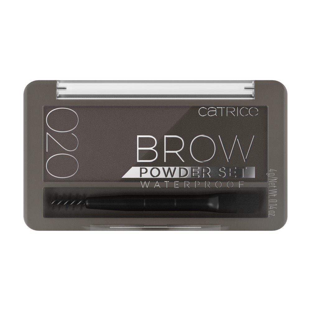 Водостойкая пудра для бровей в наборе Catrice Brow Powder Set waterproof 020 4г. Фото 1.
