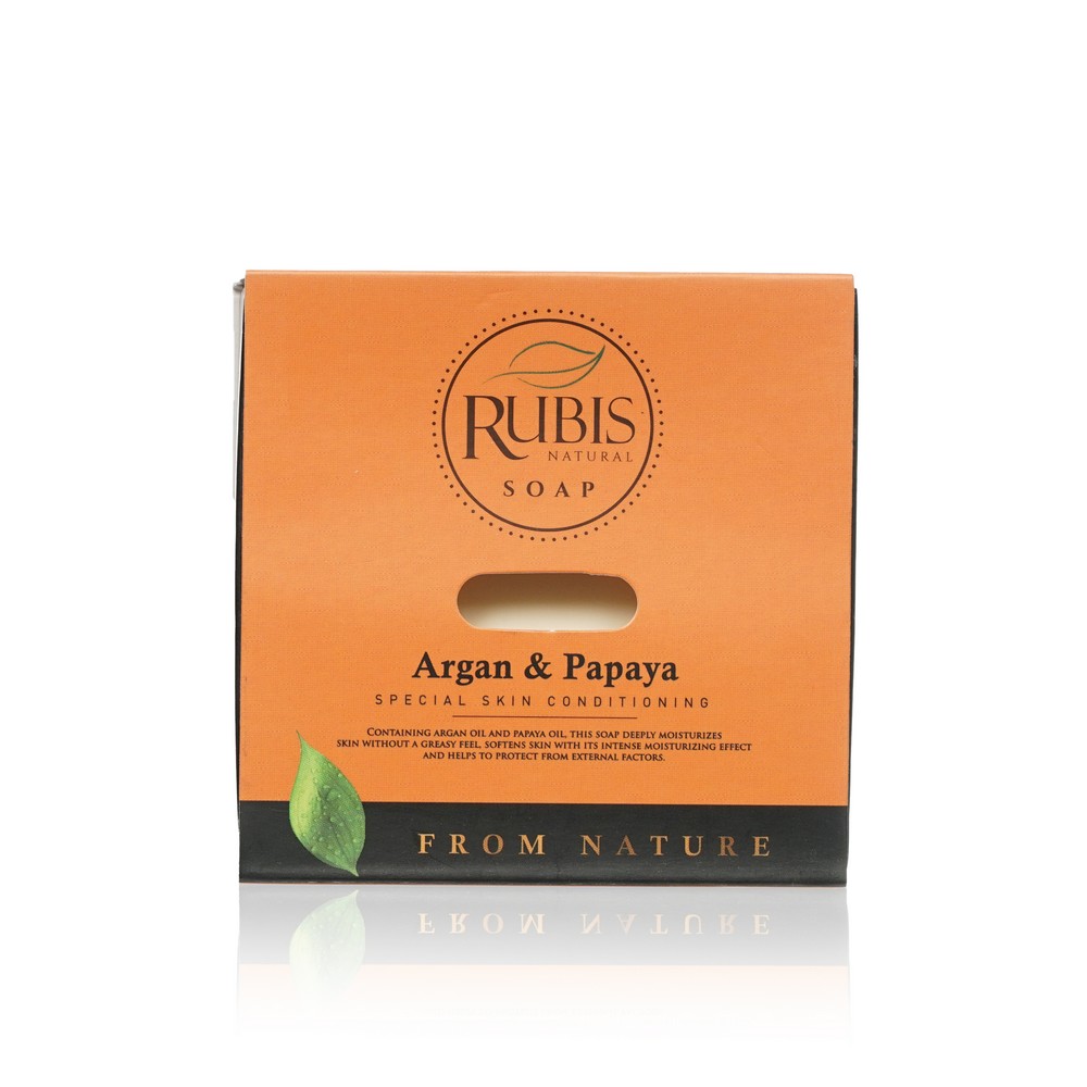 Мыло туалетное Rubis From Nature " Argan & Papaya " 125г