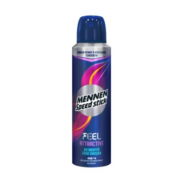 Мужской дезодорант - антиперспирант Mennen Speed Stick Feel Attractive 150мл.