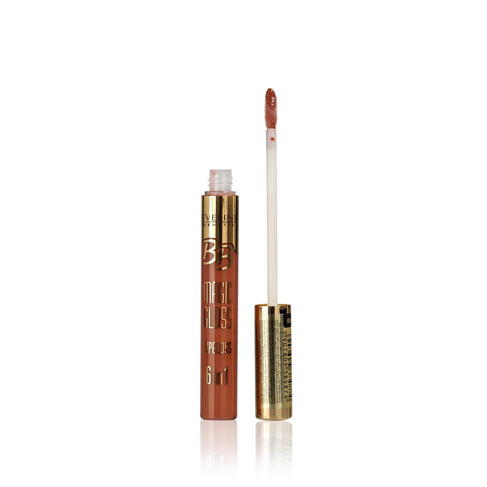 Блеск для губ Eveline BB MAGIC GLOSS LIPGLOSS 6 W 1 358 9мл. Фото 1.