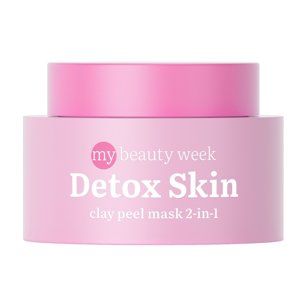 Очищающая маска для лица с глиной 2 в 1 7 days My Beauty Week " Detox Skin " 50мл. Фото 1.