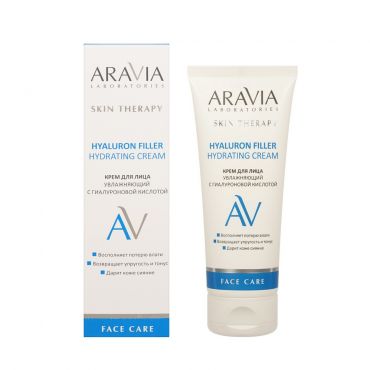 Увлажняющий крем для лица с гиалуроновой кислотой Aravia Laboratories Hyaluron Filler Hydrating Cream 50мл.