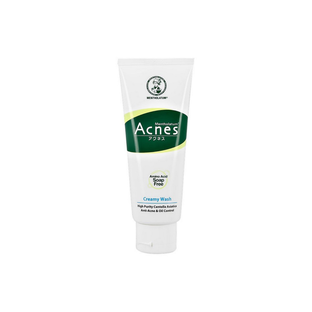 Крем - пенка для умывания Mentholatum Acnes для проблемной кожи 100г. Фото 1.