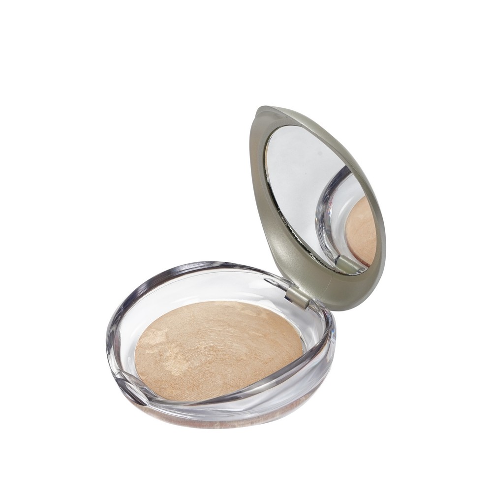 Запеченная пудра для лица с атласным финишем Pupa Luminys Silky Baked Face Powder 05 9г. Фото 6.