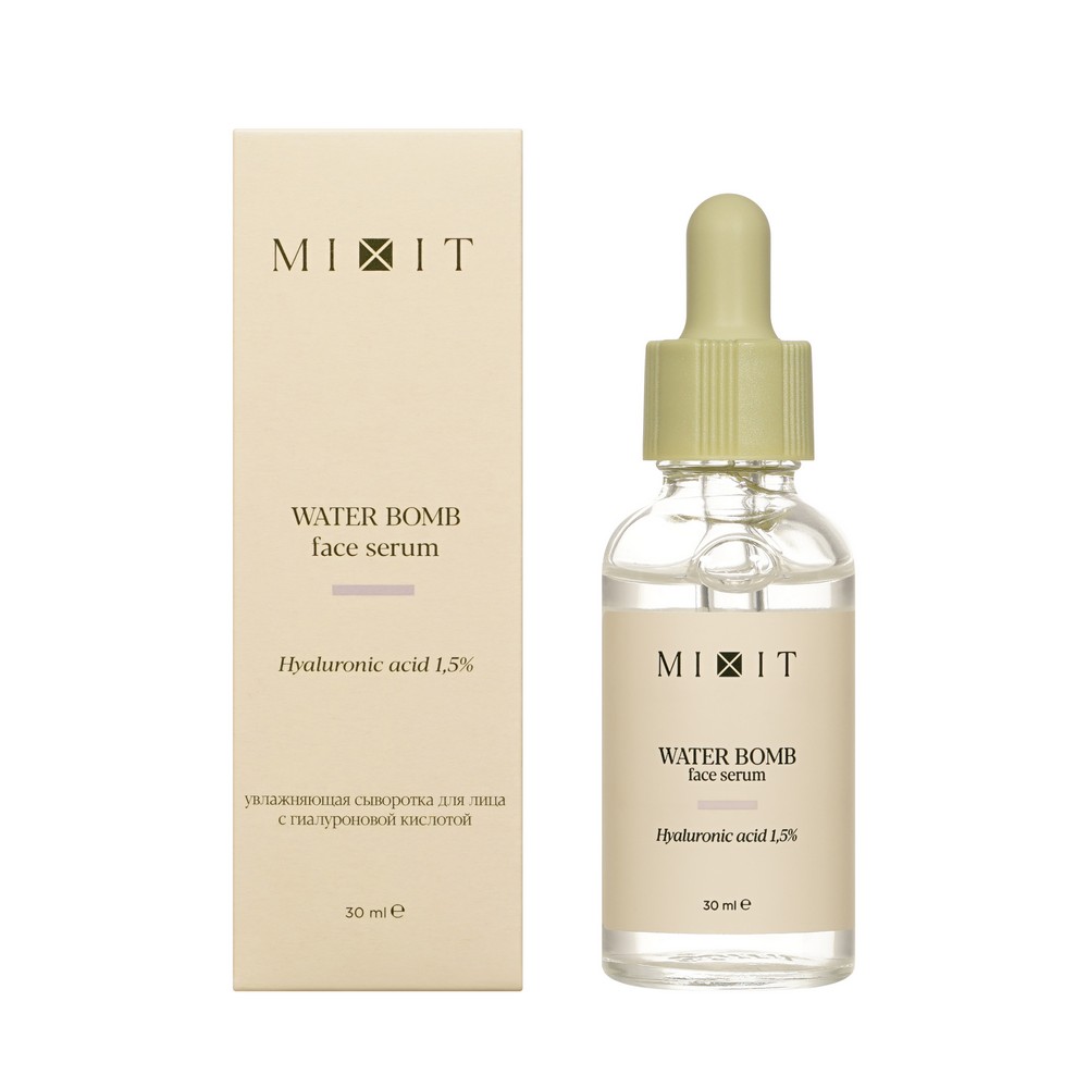 Увлажняющая сыворотка - концентрат с гиалуроновой кислотой Mixit Skin Chemistry Water Bomb 30мл. Фото 1.